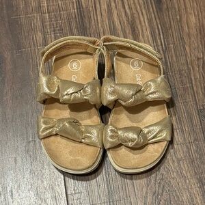 Cat&Jack toddler gold knot sandals